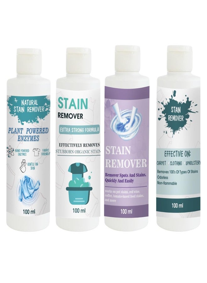 TOOVUS Stain Remover Combo Pack of Shirt, Doll, Purple and Sky Stain Remover | Multi-Surface Cleaning Solution for Clothes, Fabrics, Upholstery (100 g Each) - Image 1